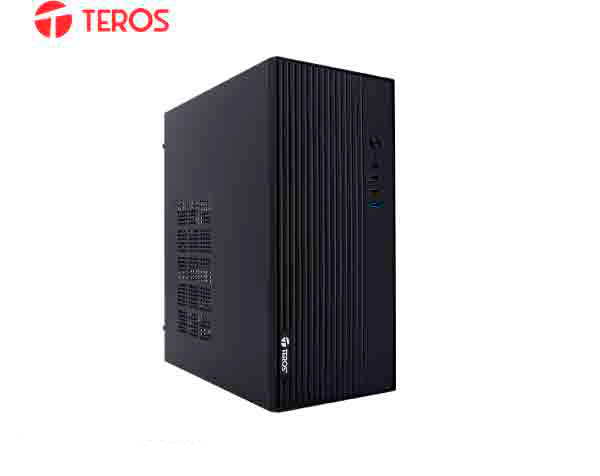 CASE TEROS TE-1035S, MINI TOWER ATX, 250 W, USB 3.0 / 2.0, AUDIO HD, NEGRO