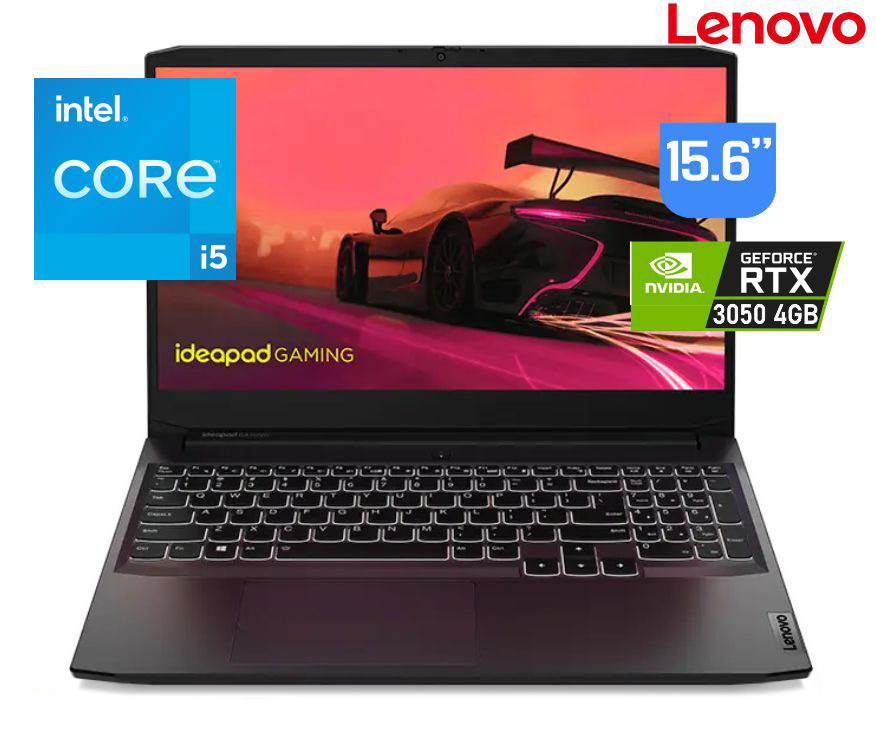 NB LENOVO IDEAPAD 3 15IHU6, CORE I5-11320H 4.5GHZ, 8GB, SSD 512GB, RTX 3050 4GB, 15.6" FHD IPS 82K101BMLM