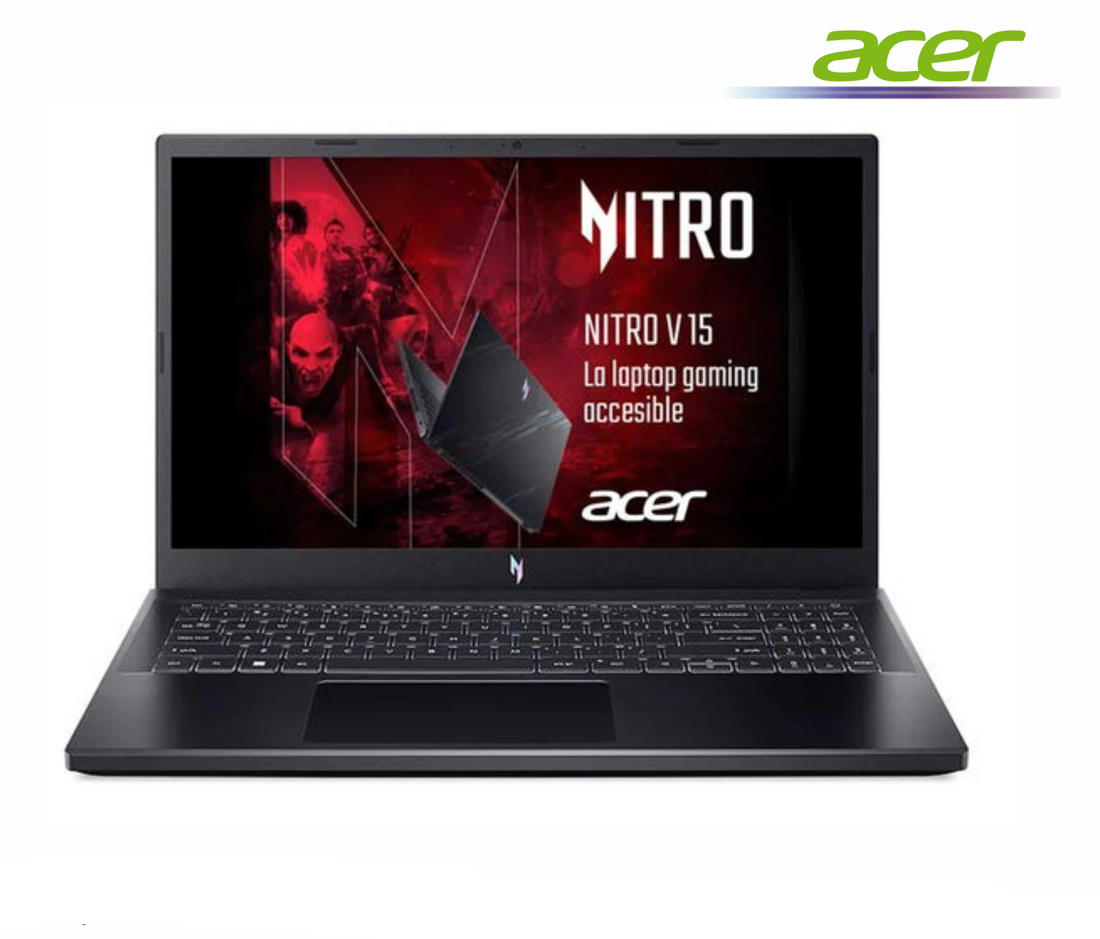 NB ACER NITRO V15 ANV15-51-56GH I5-13420H, 8GB DDR5, 512GB SSD RTX3050 6GB 15.6" FHD 144HZ IPS W11
