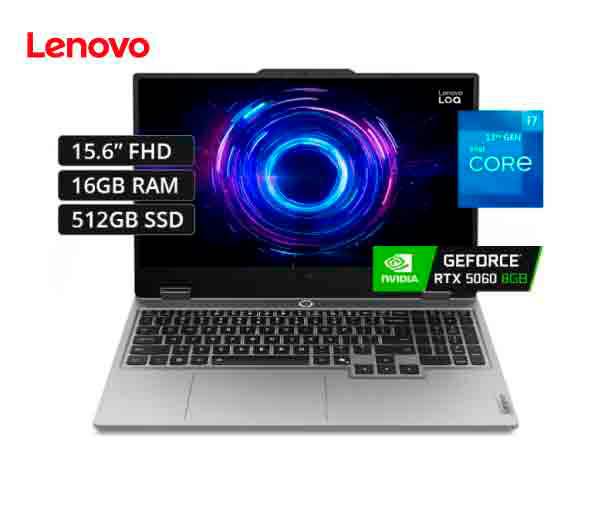NB LENOVO LOQ 15IRX10, CORE 7-13650HX,512GB SSD, 16GB DDR5, RTX 5060 8GB, 15.6" 144HZ WIN11 COLOR LUNA GREY